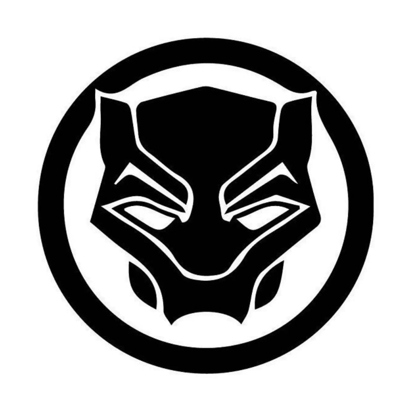 Black Panther - Vinyl Cut Decal - Logo Shape - 15cm
