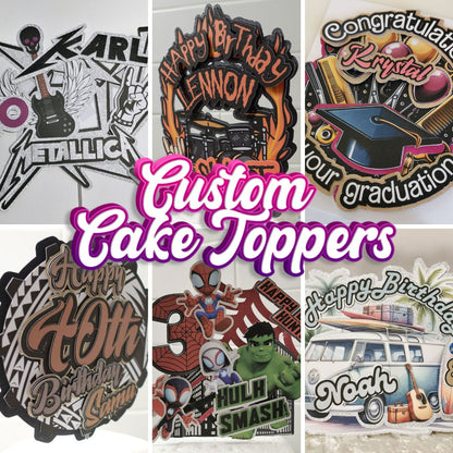Custom Cake Topper - Local Offer - Brisbane/Redlands/SE QLD