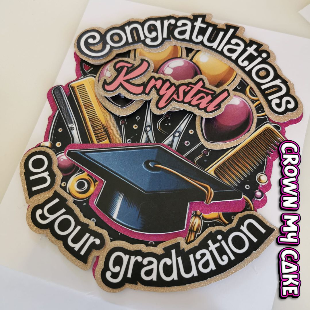 Personalised Cake Topper - Choose Your Own Theme
