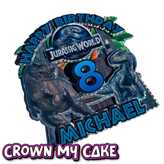 Custom Cake Topper - Jurassic Park