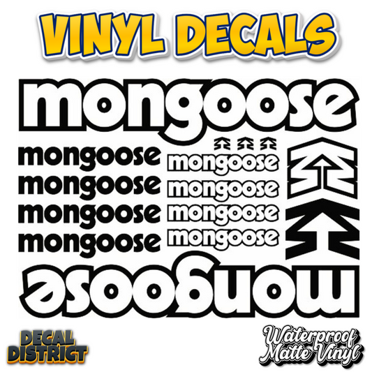 Mongoose Frame Decal Sheet 29cm DII