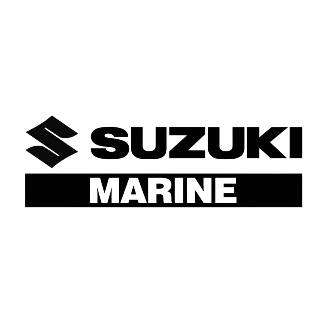 Pair of Suzuki Marine Decals - Multiple Sizes - Die Cut Vinyl